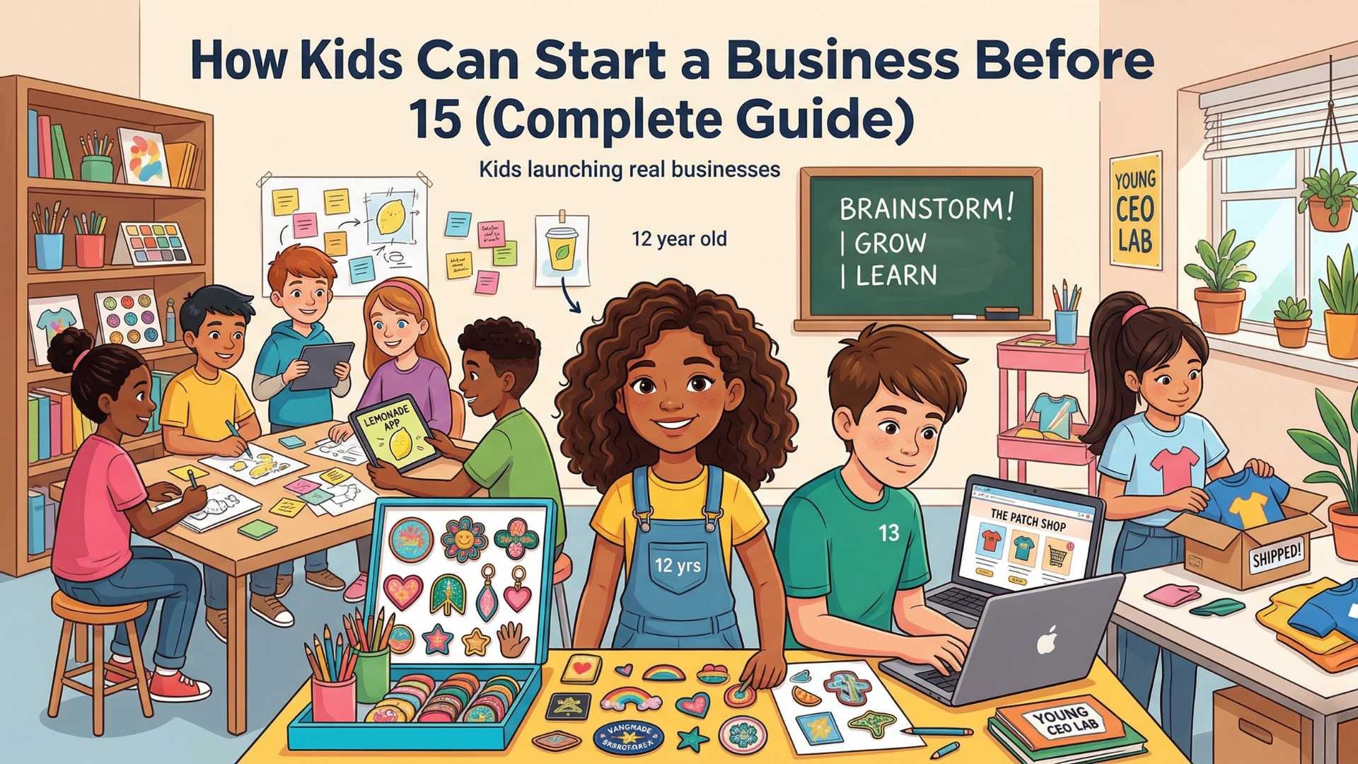 How Kids Can Start a Business Before 15 (Complete Guide)