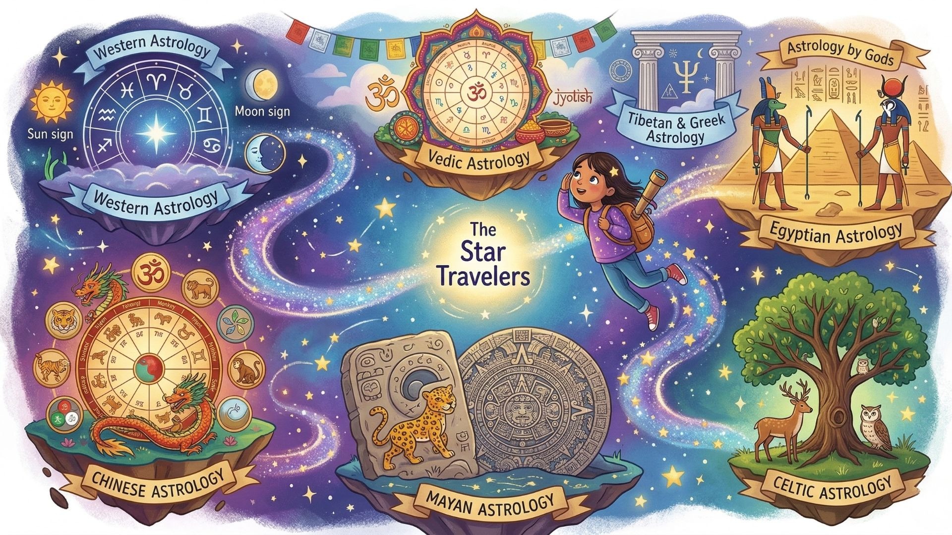 The Star Travelers: Exploring the Types of Astrology Around the World