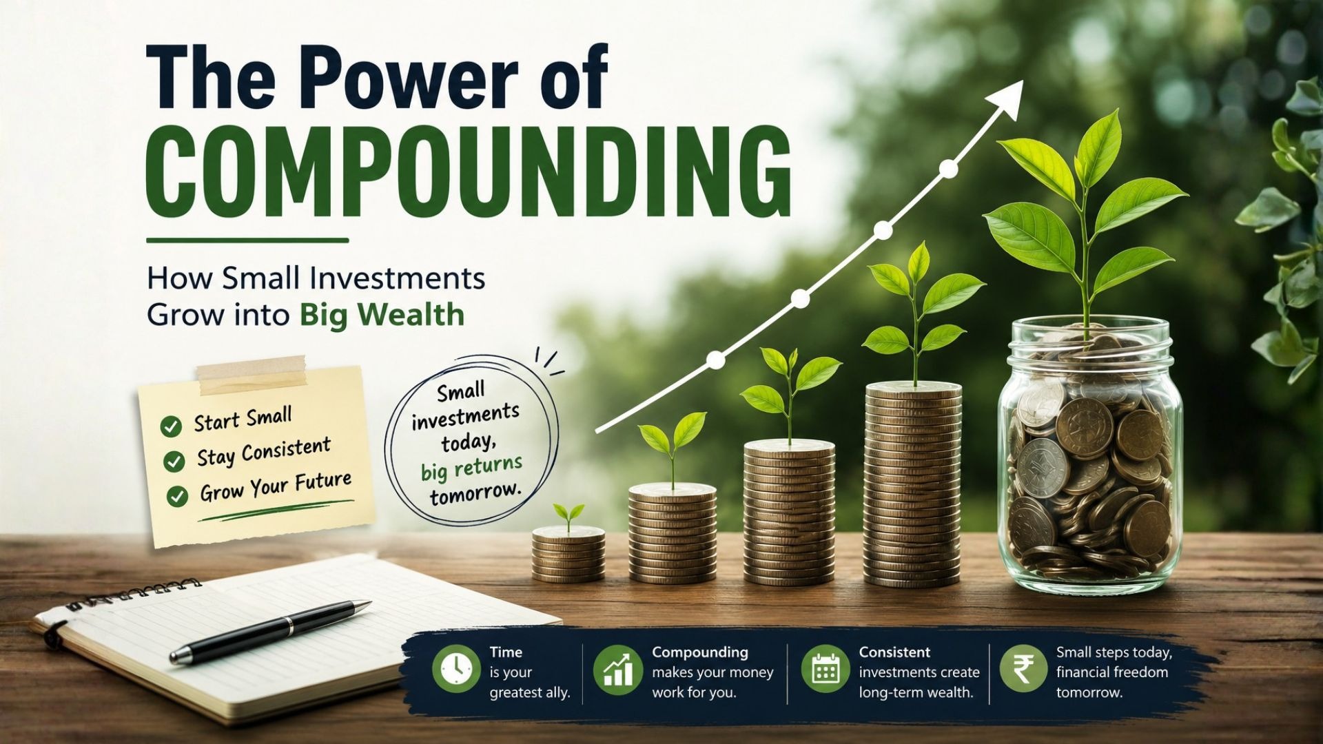 The Power of Compounding: How Small Investments Grow into Big Wealth