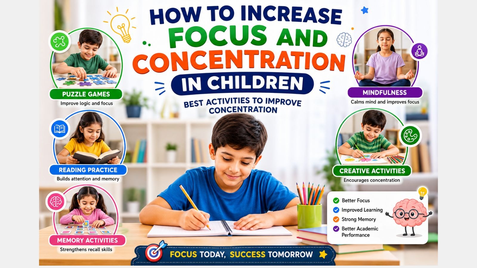 How to Increase Focus and Concentration in Children