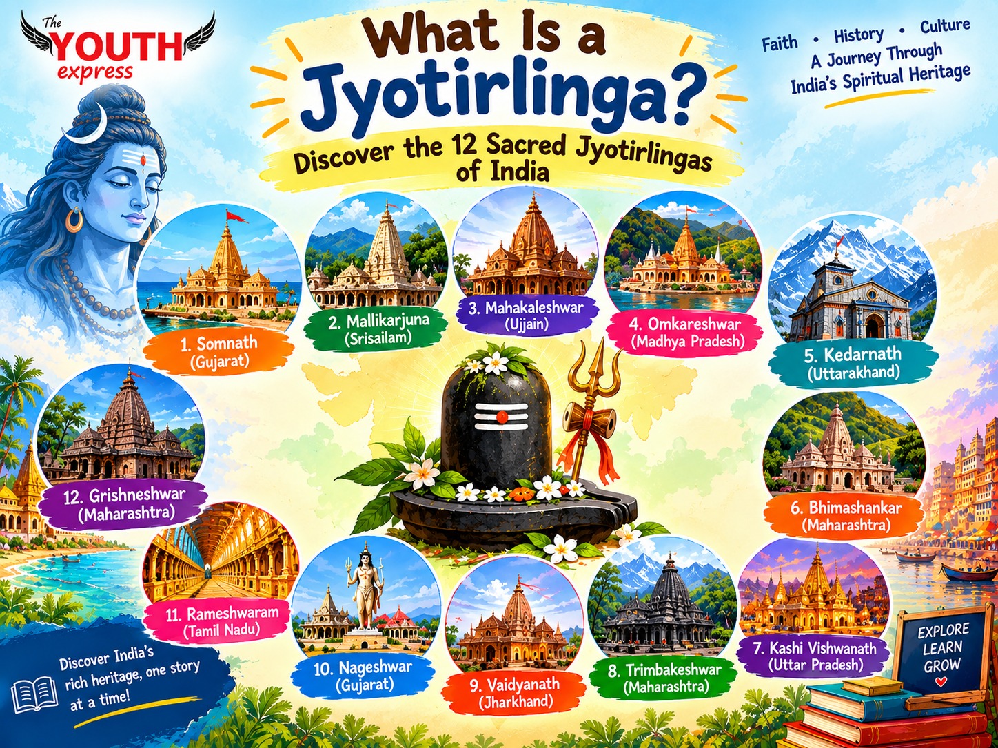 What Is a Jyotirlinga? Discover the 12 Sacred Jyotirlingas of India