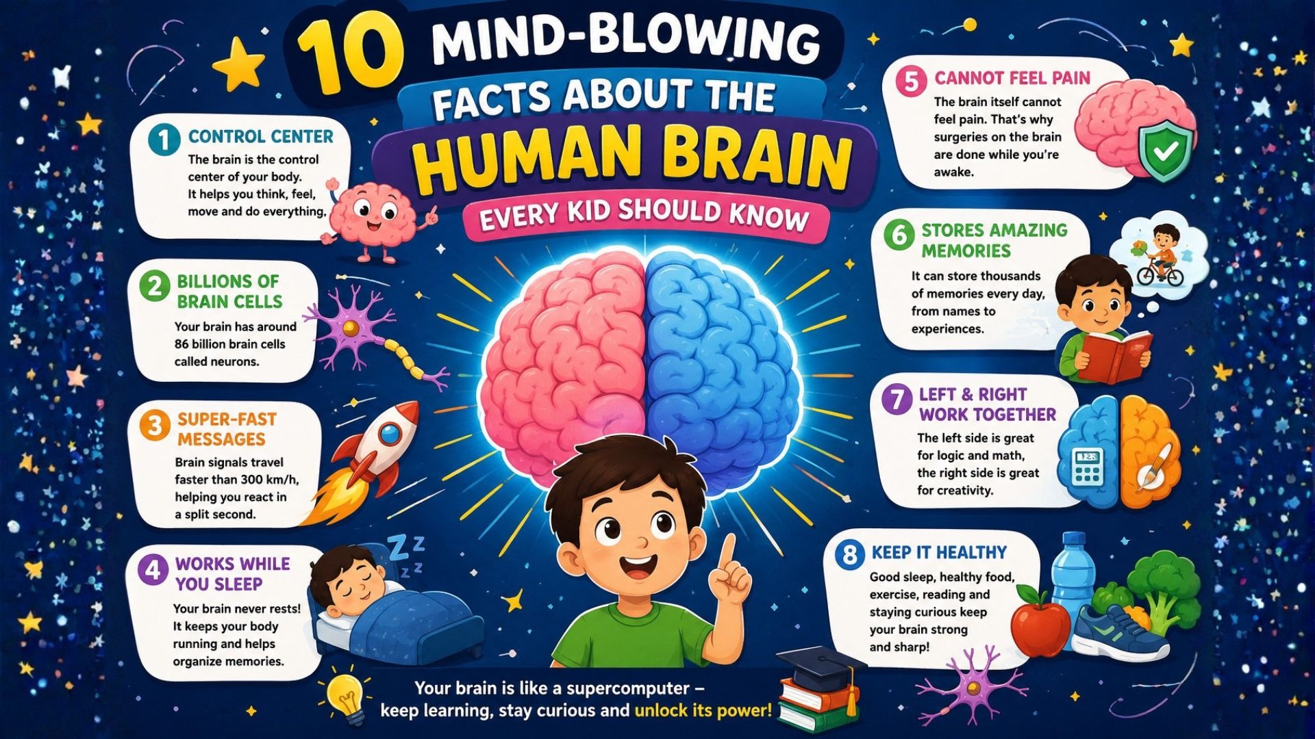 10 Mind-Blowing Facts About the Human Brain Every Kid Should Know