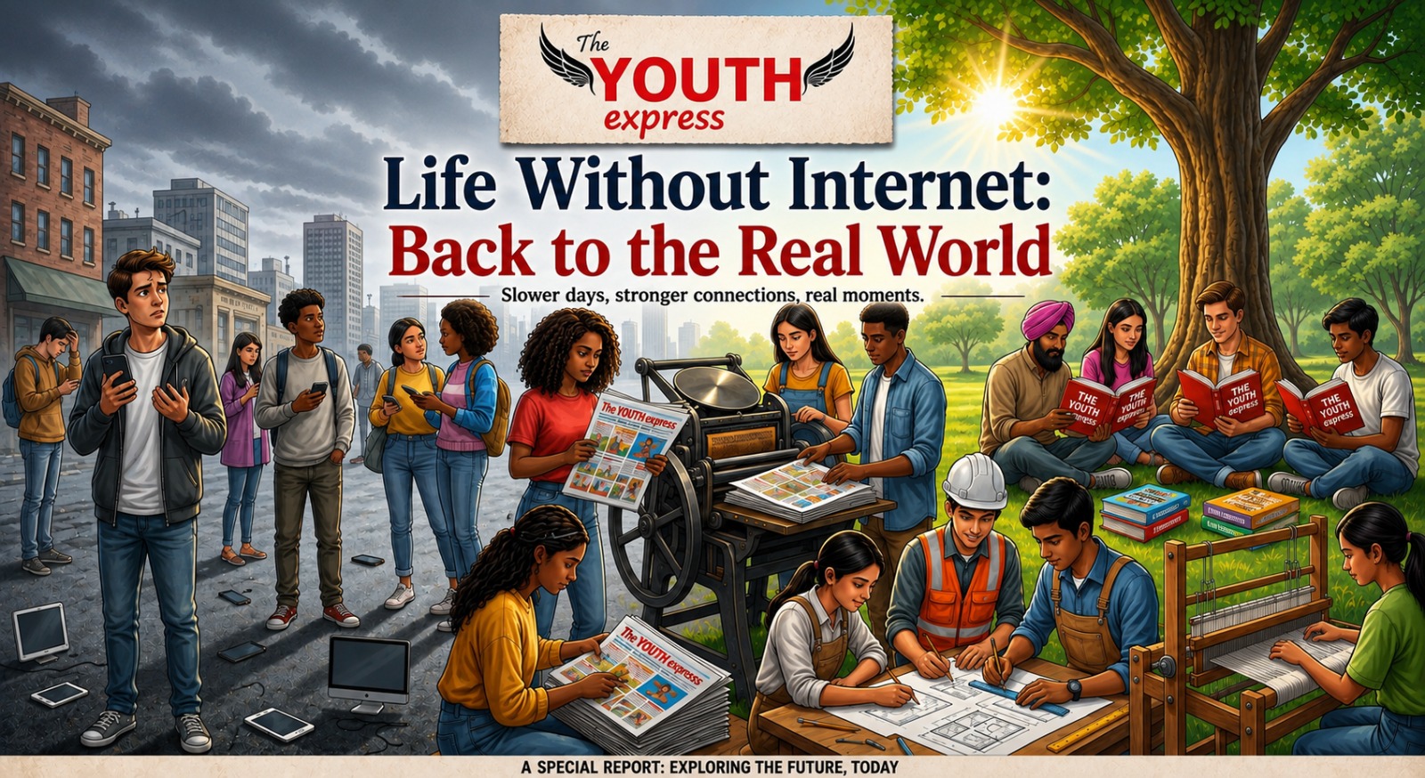 Life Without Internet: Back to the Real World