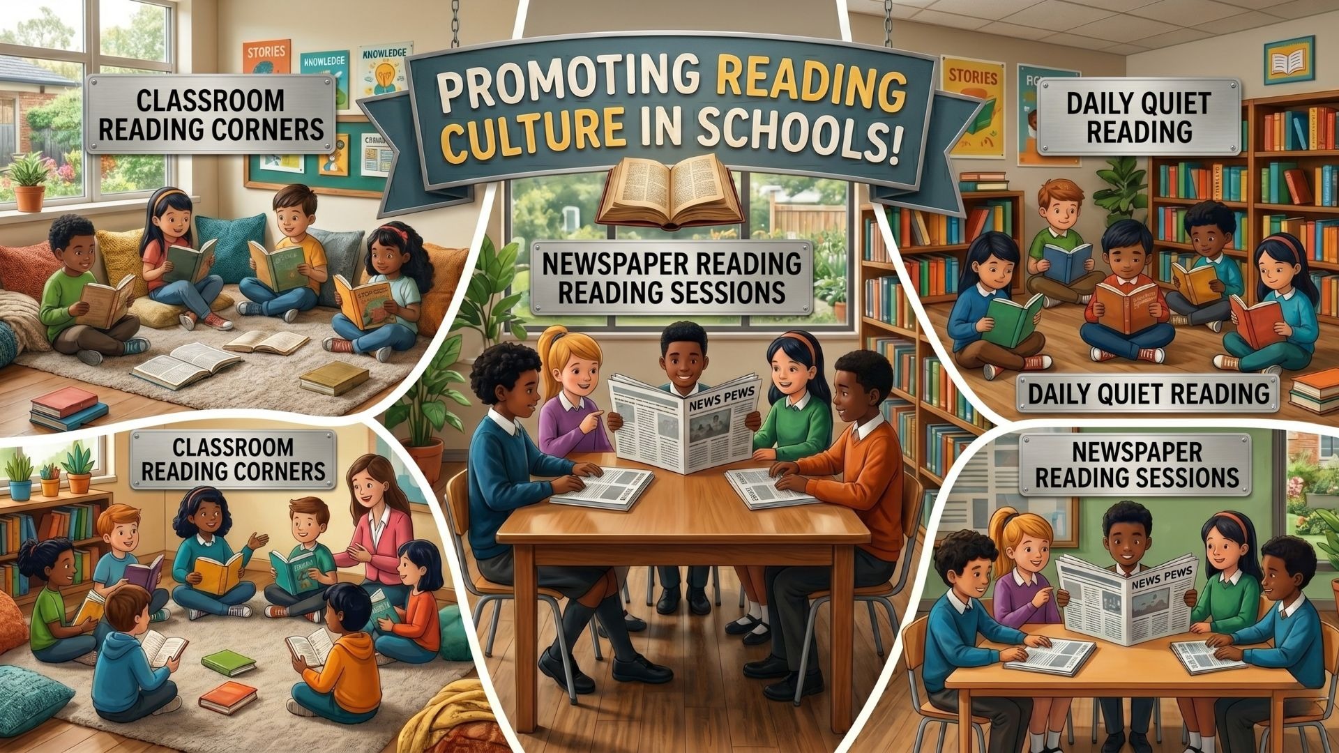 Top 10 Activities Schools Can Do to Promote Reading Culture Among Students