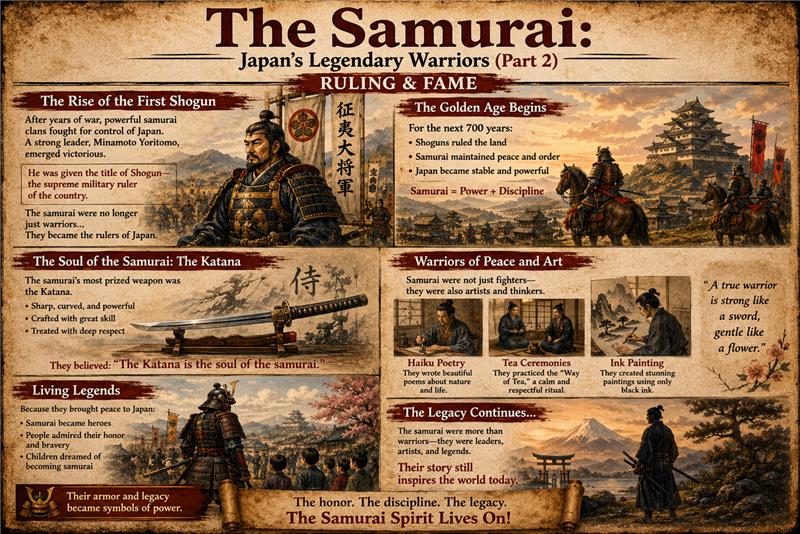 The Golden Age of the Samurai – Part II: Ruling and Fame