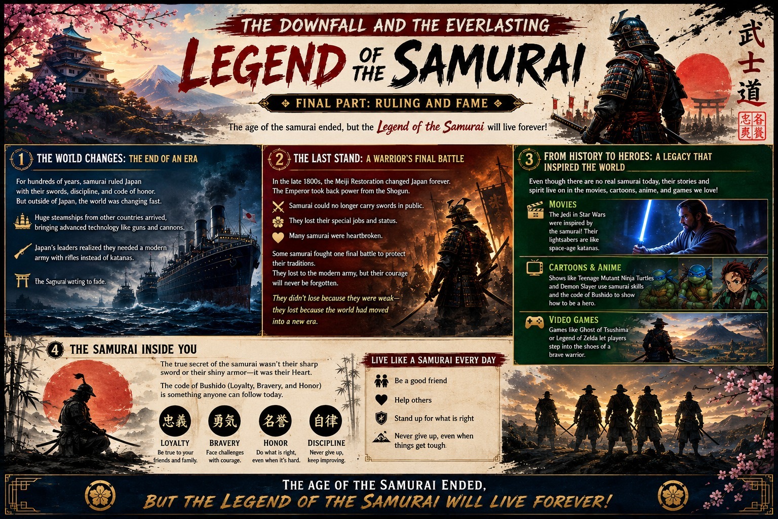 The Downfall and the Everlasting Legend of the Samurai – Final Part