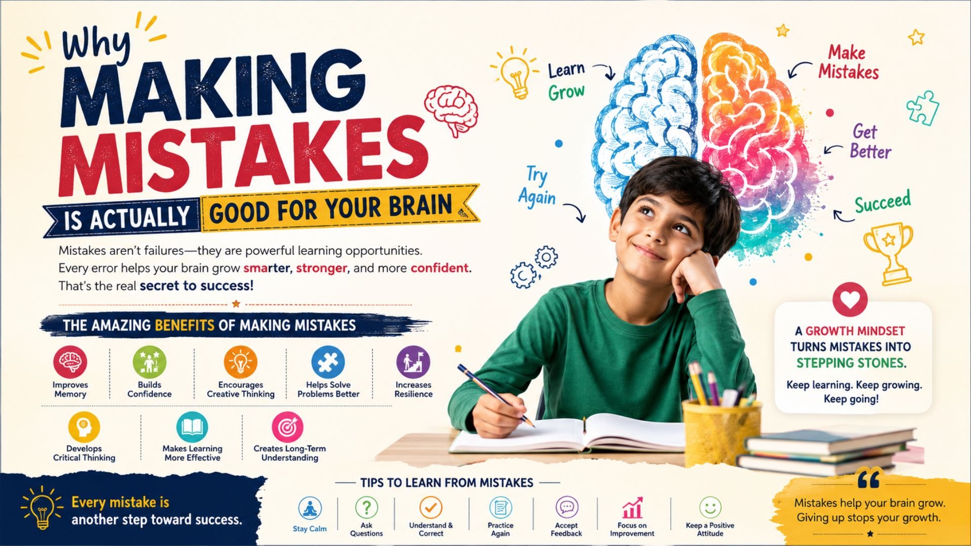 Why Making Mistakes is Actually Good for Your Brain