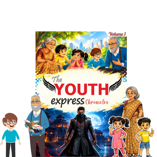 Kids enjoying The Youth Express Newspaper