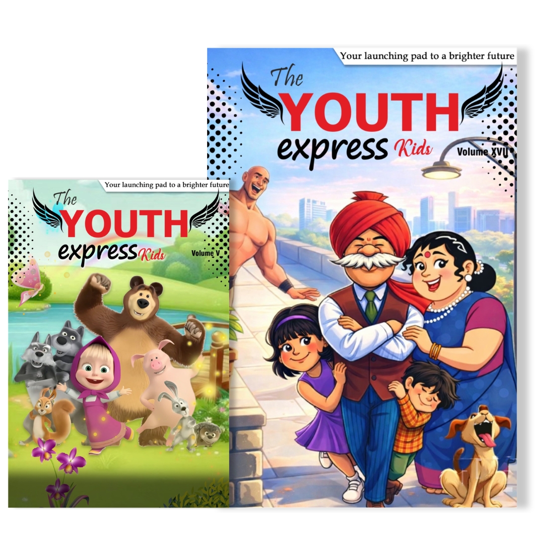 Kids enjoying The Youth Express Newspaper